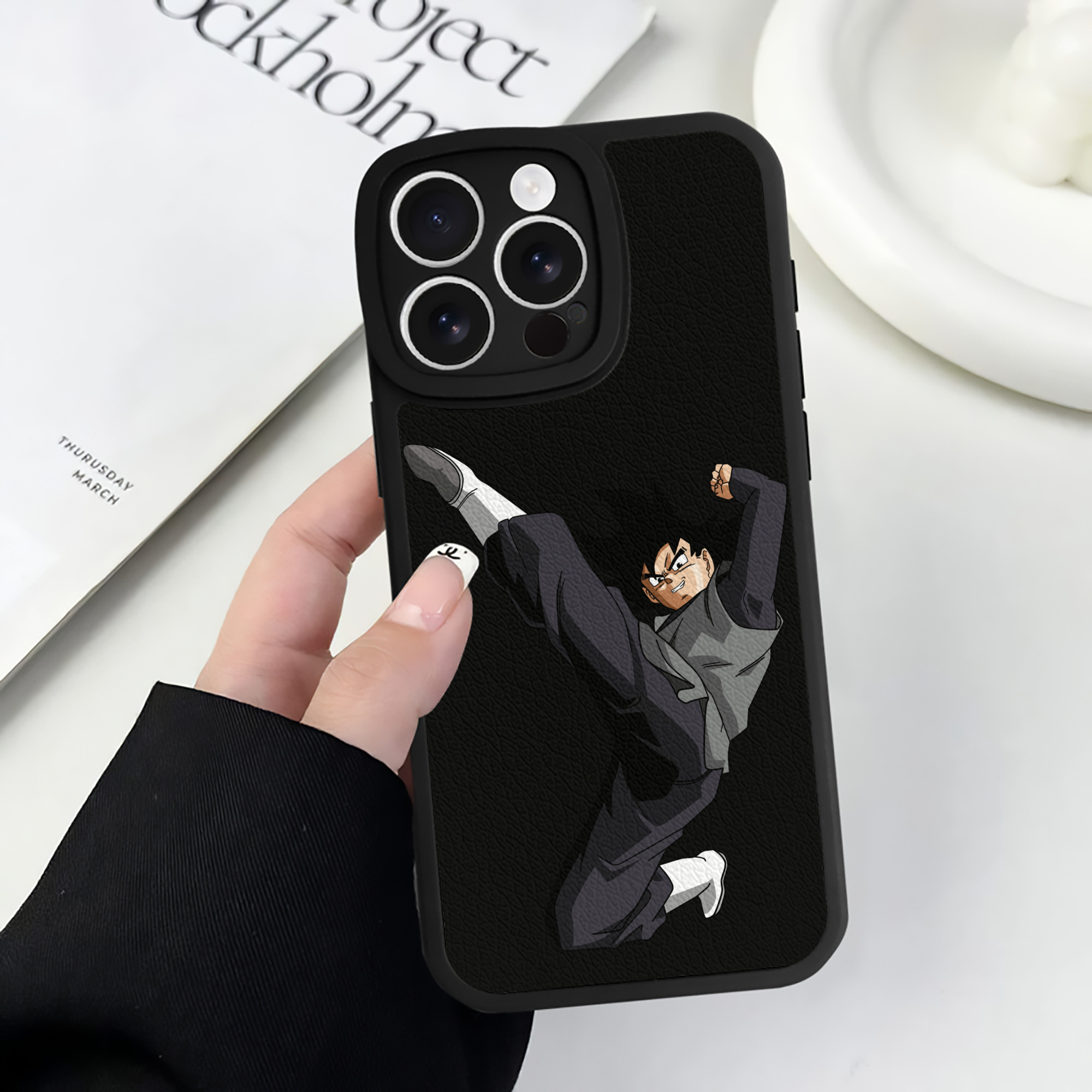 （画像用） ドラゴンボール ベジータ四世（Bejīta Yonsei）DRAGON BALL Vegeta IV 【iPhone 16シリーズ対応】シリコンスマホケース（レザー調） 材質：シリコン